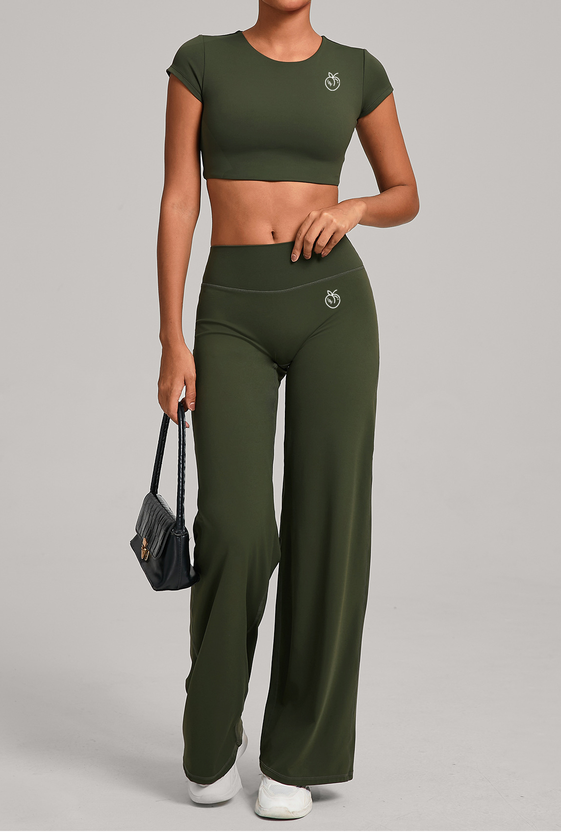 Lafaurie Green Flare Pants Set