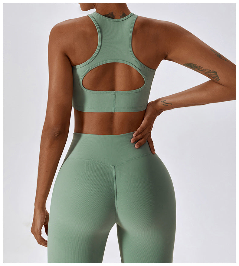 Lafaurie Green Seamless Cut-Out Active Set