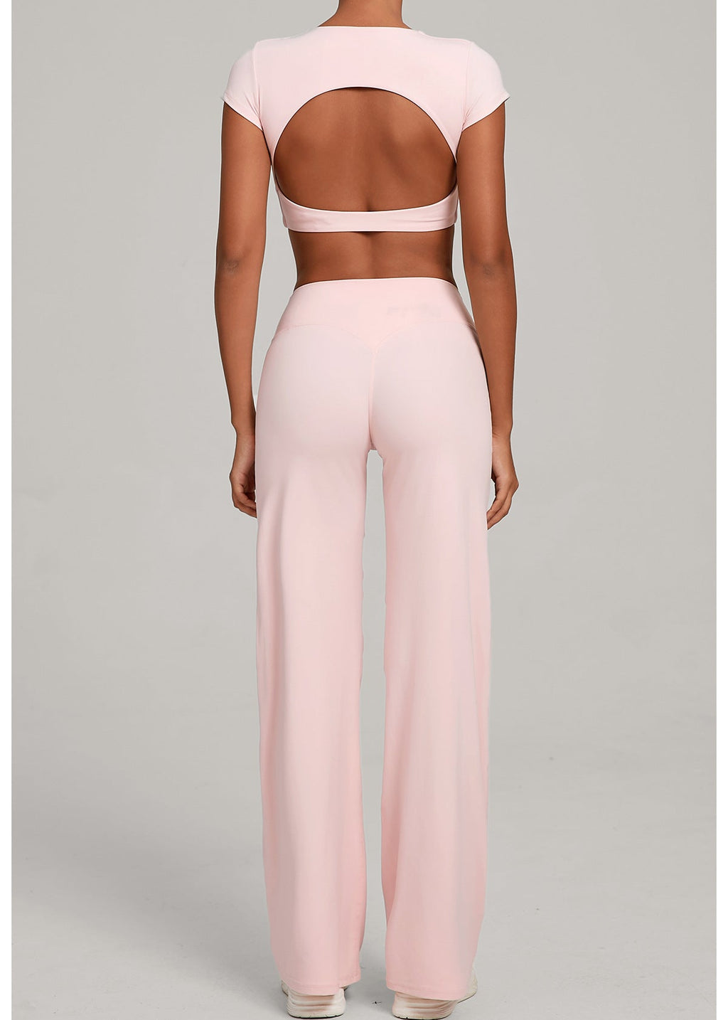 Lafaurie Pink Flare Pants Set