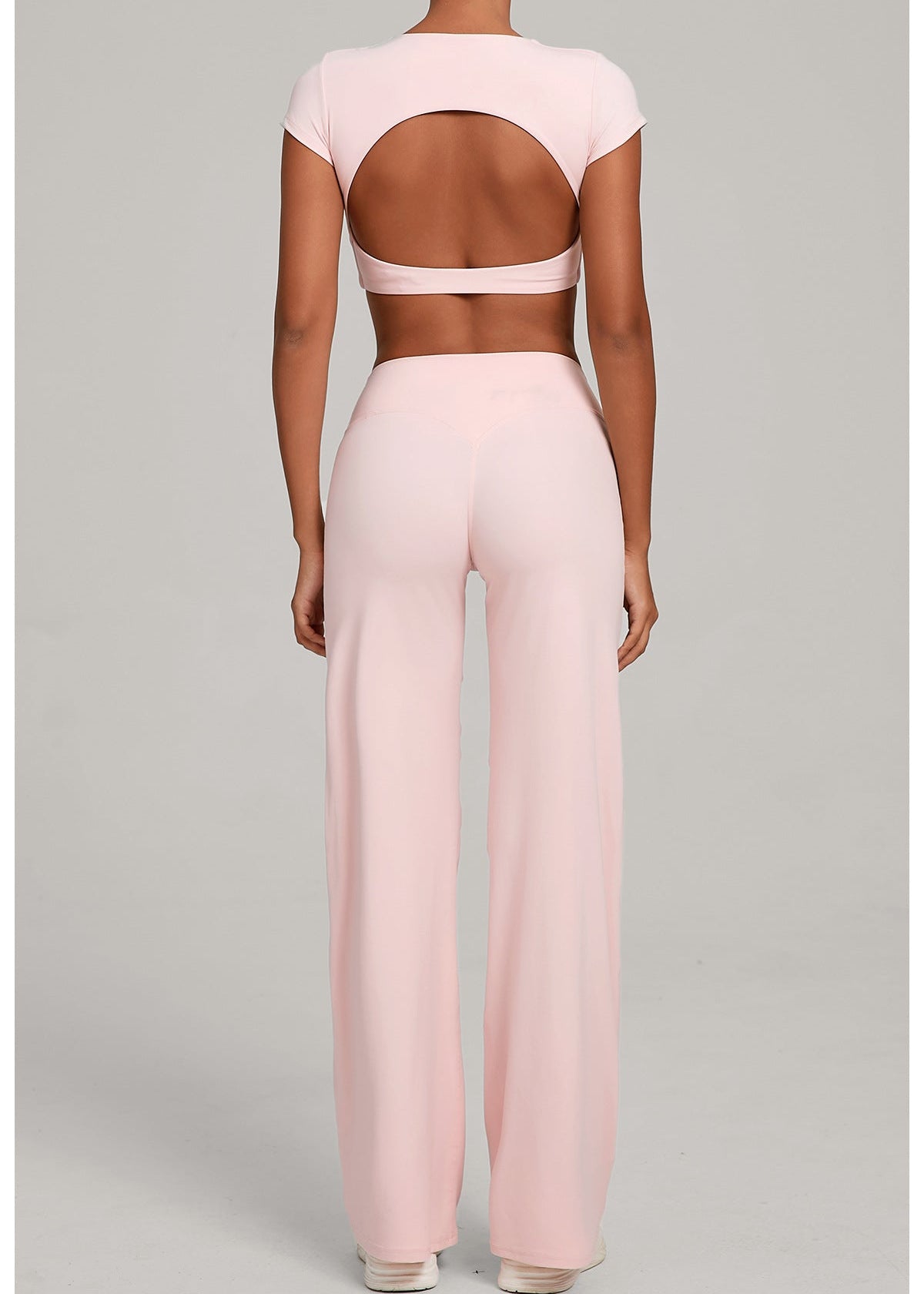 Lafaurie Pink Flare Pants Set