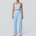 Lafaurie Sky Blue Wide-Leg Lounge Set