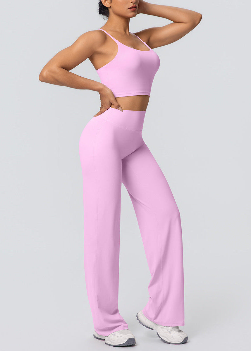 Set Tirantes Rosa Pastel