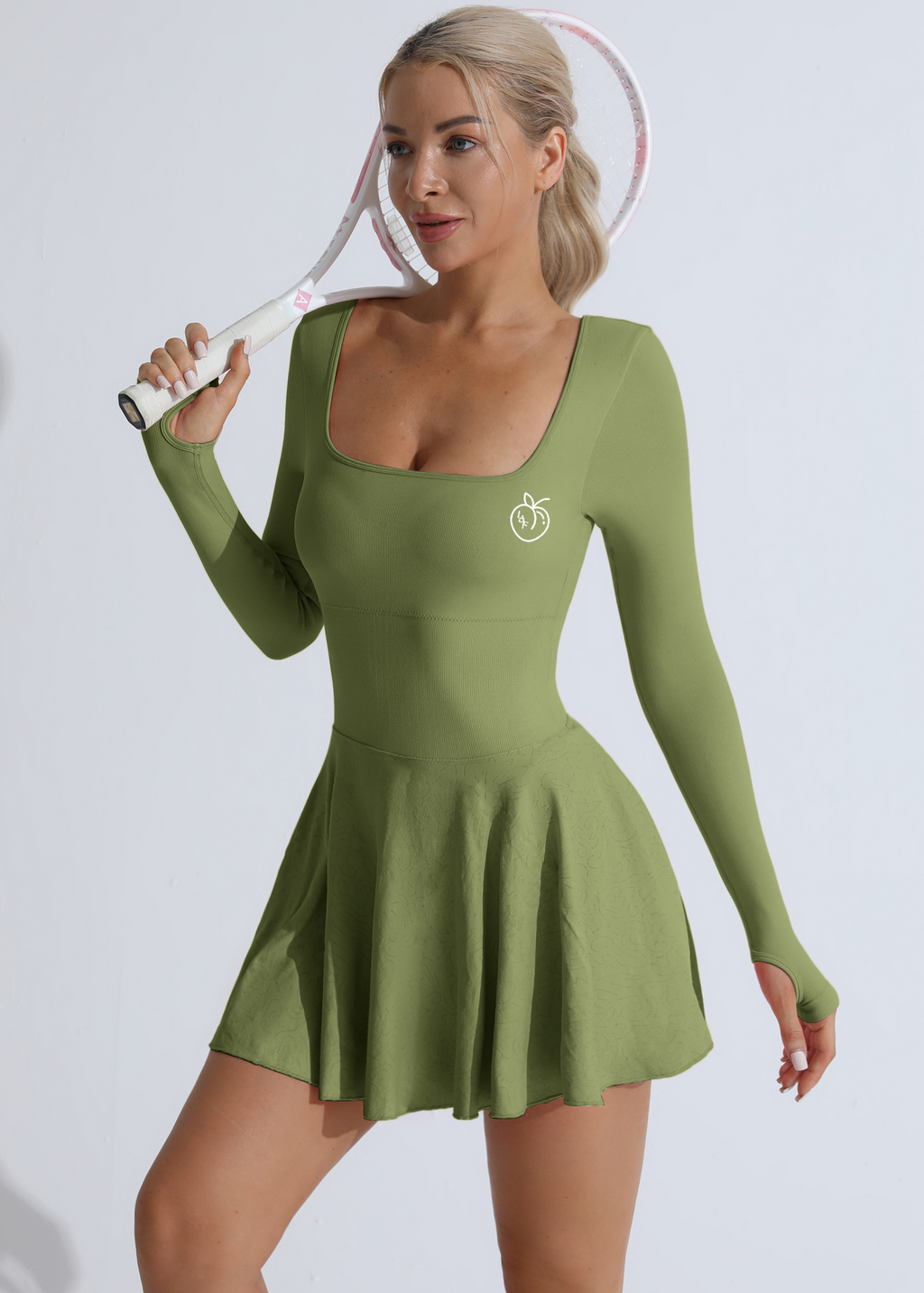Vestido Pádel Verde Oliva