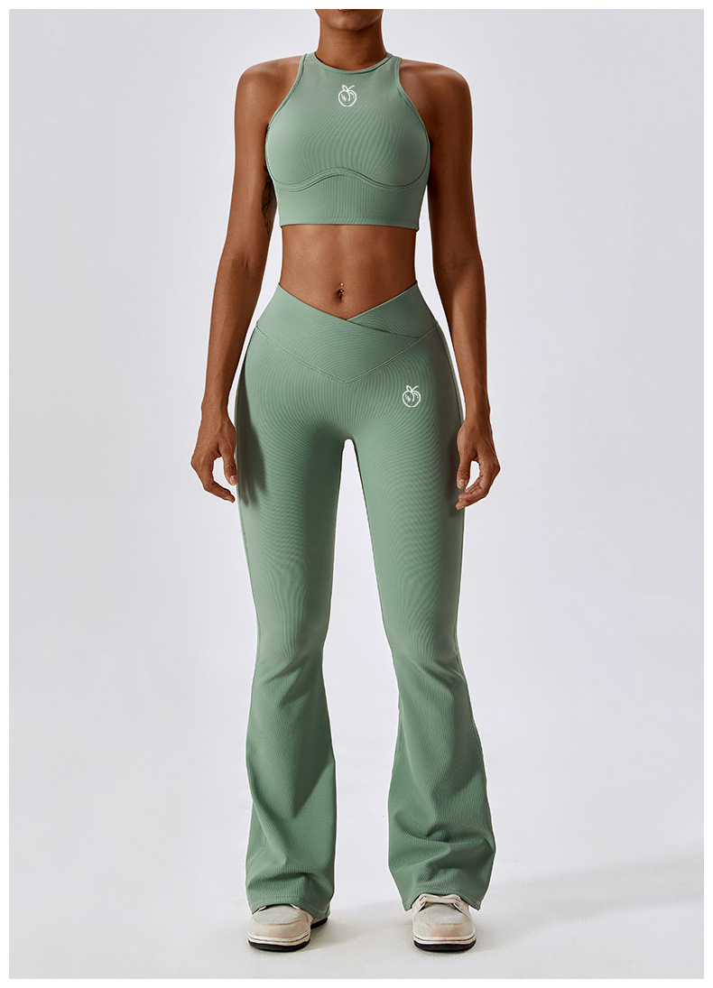 Lafaurie Green Seamless Cut-Out Active Set