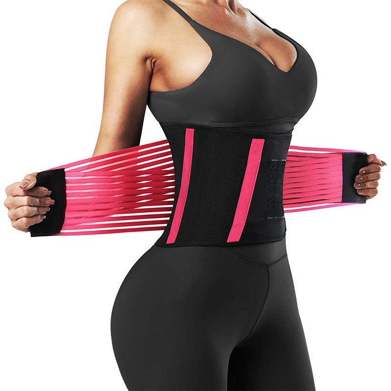 Lafaurie Pink Double-Strap Waist Trimmer