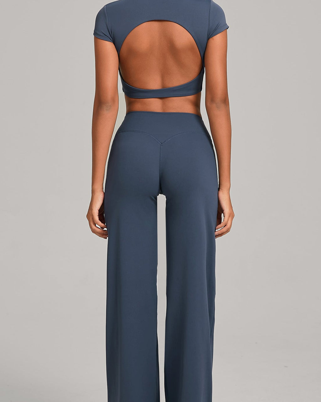 Lafaurie Blue Flare Pants Set