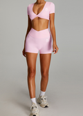 Set Biker Rosa Pastel