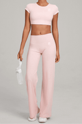 Lafaurie Pink Flare Pants Set