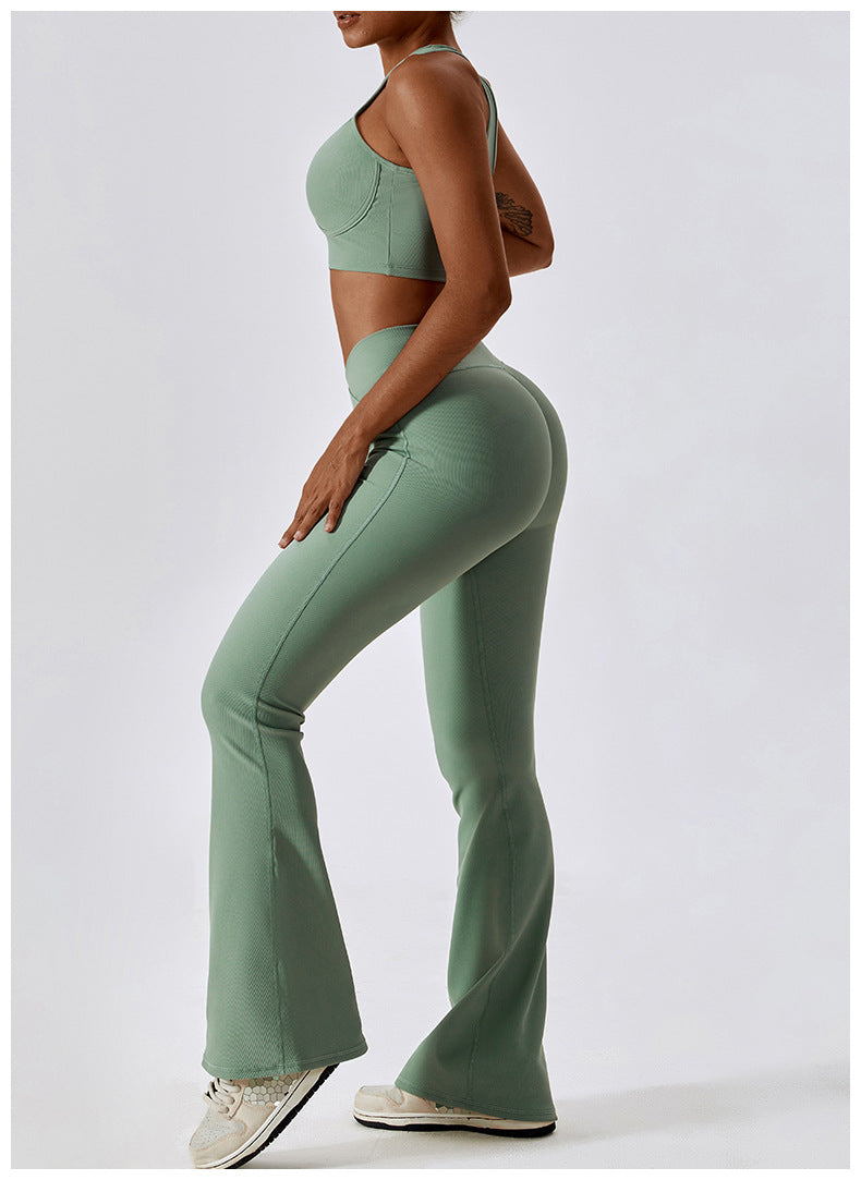 Lafaurie Green Seamless Cut-Out Active Set