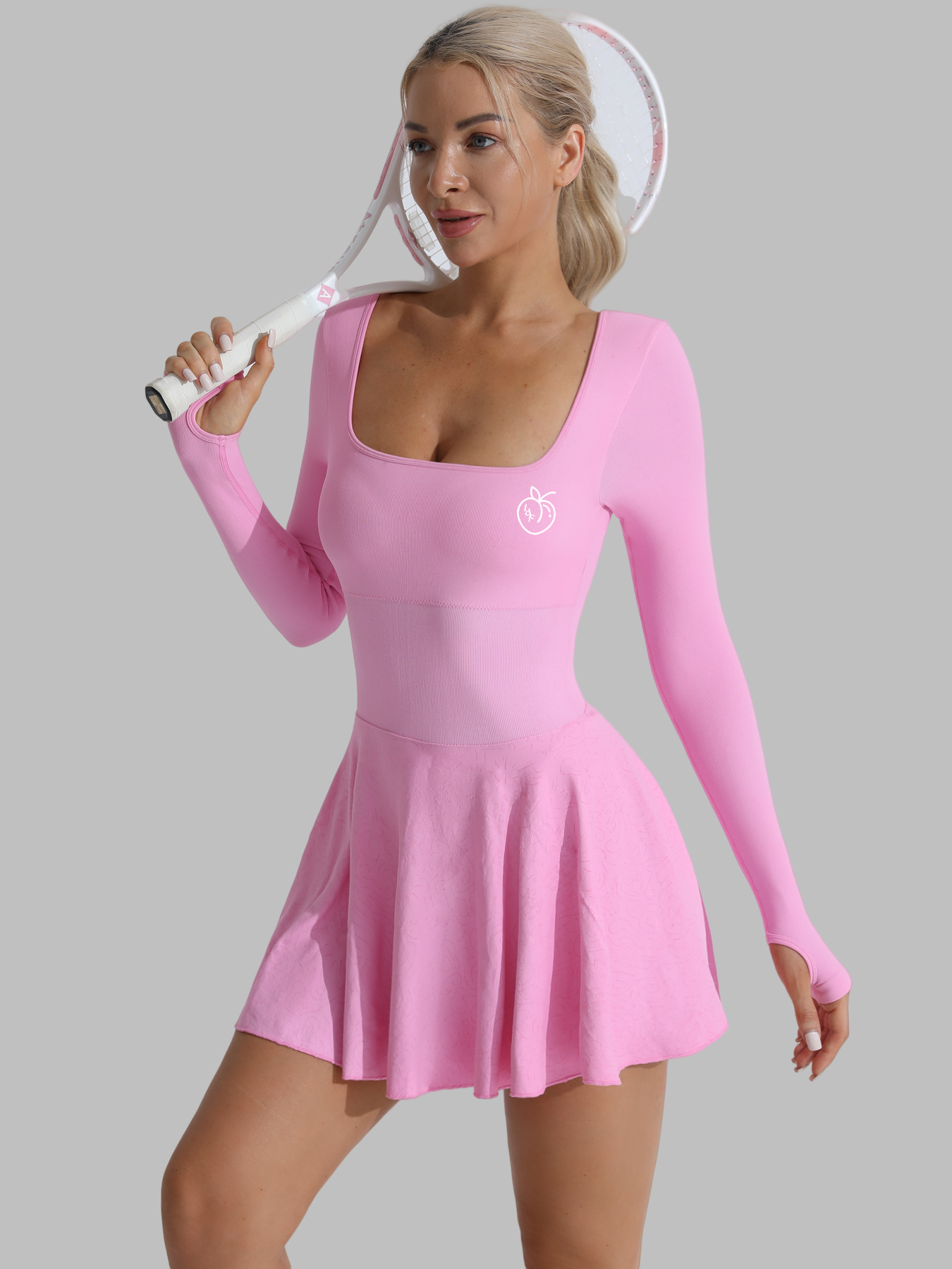 Lafaurie Pink Cross Back Dress