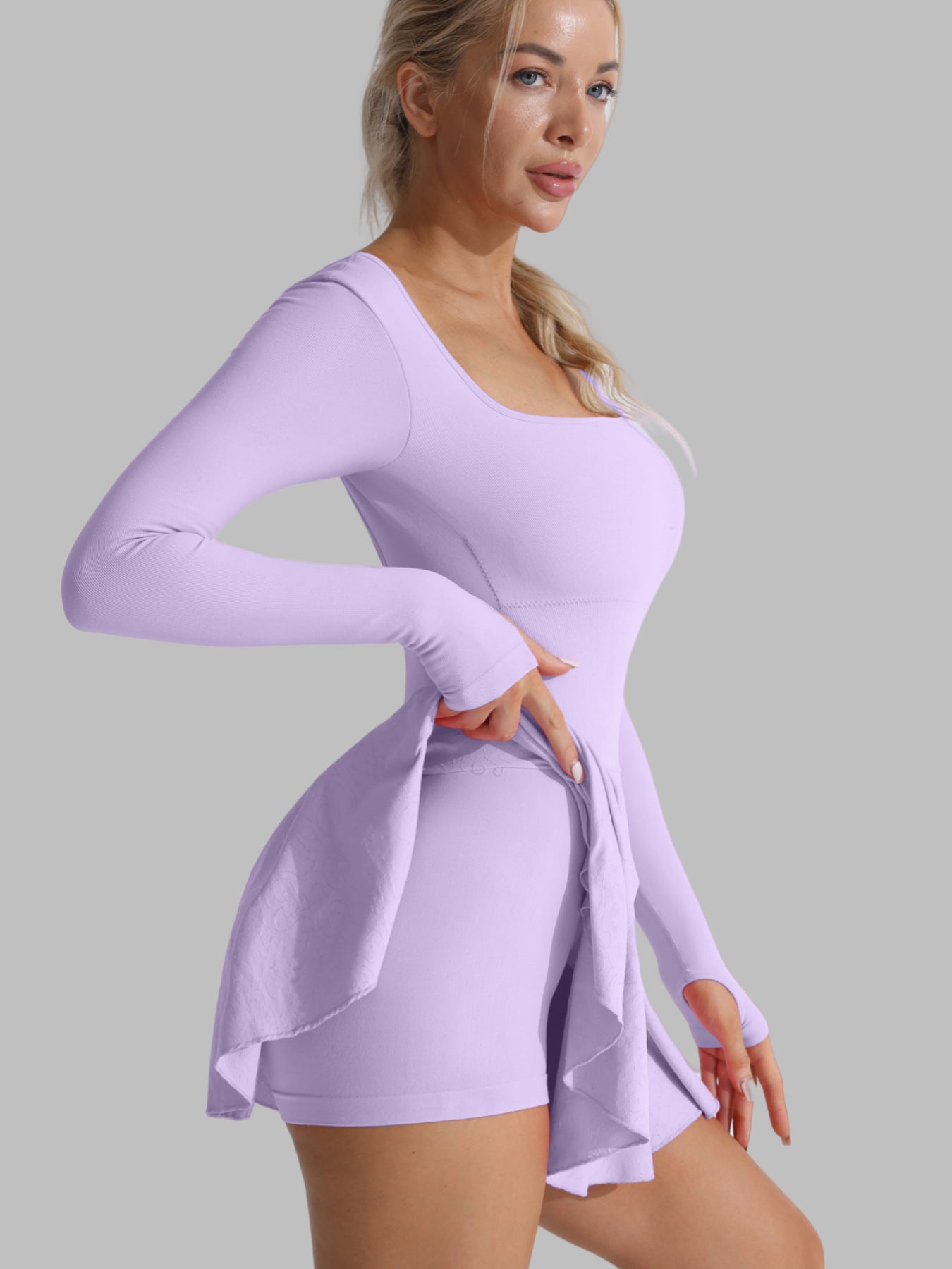 Lafaurie Lilac Cross Back Dress