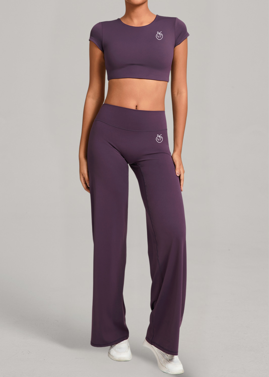 Lafaurie Purple Flare Pants Set