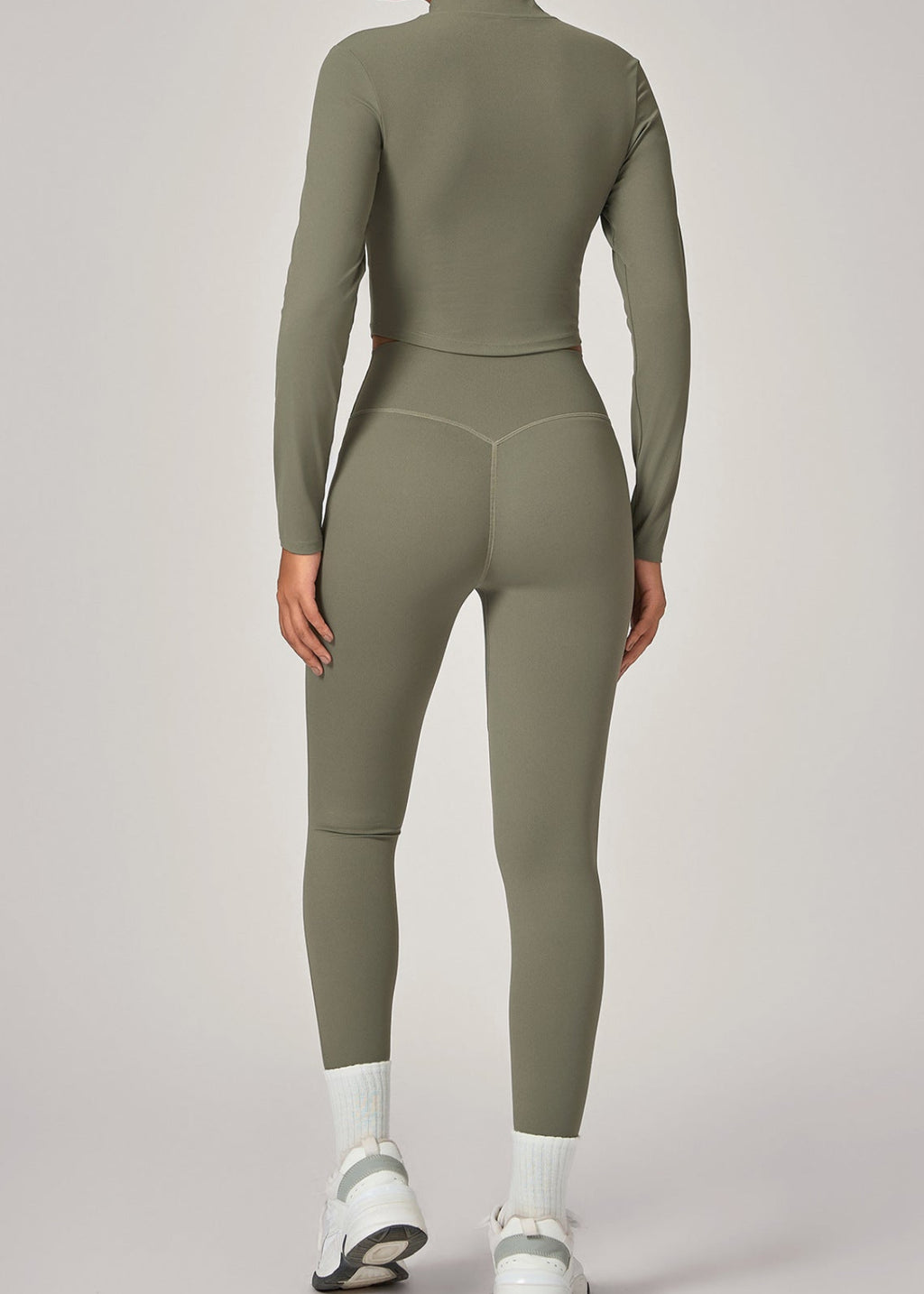 Lafaurie Green Jacket Zip-Up Active Set 3pcs