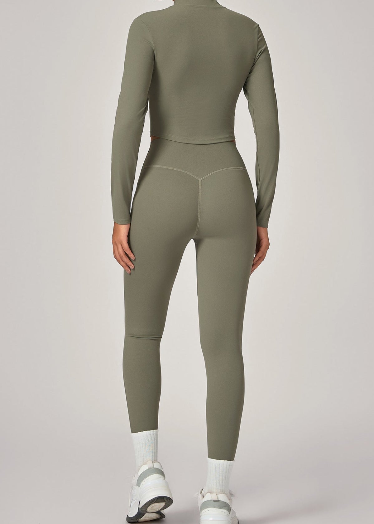 Lafaurie Green Jacket Zip-Up Active Set 3pcs