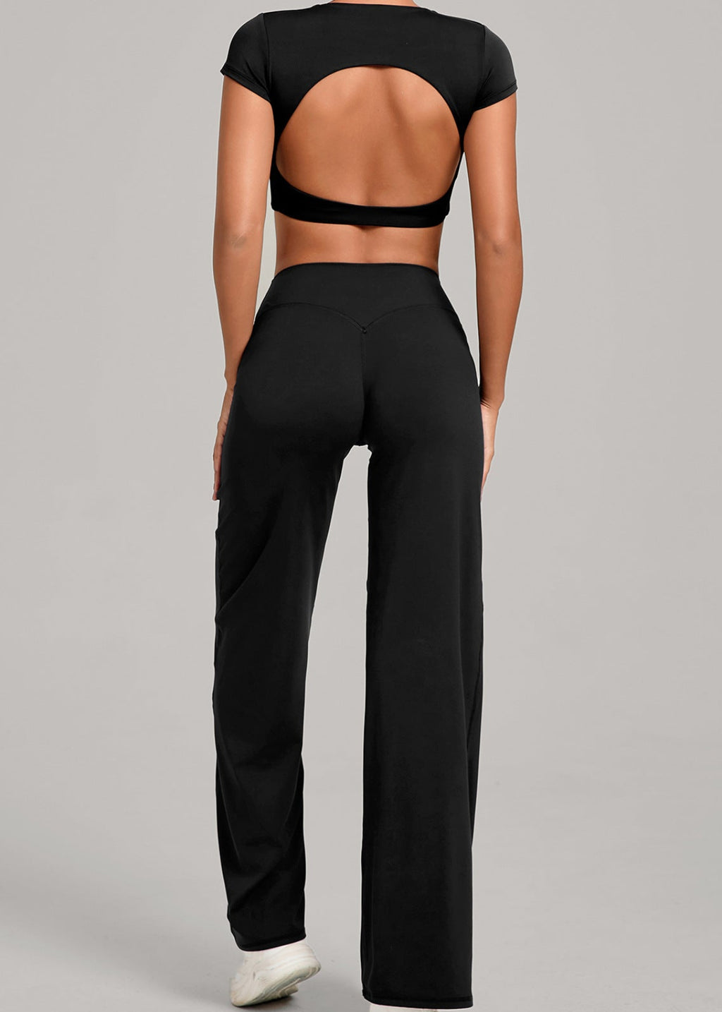 Lafaurie Black Flare Pants Set