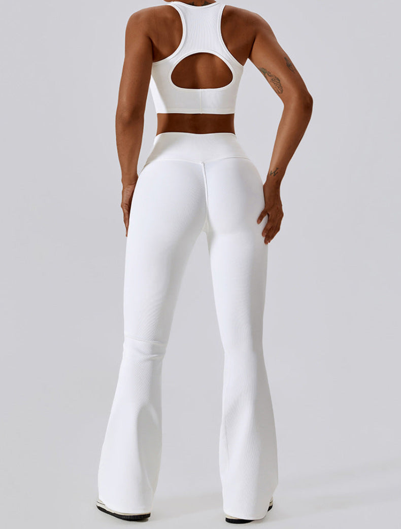 Lafaurie White Seamless Cut-Out Active Set