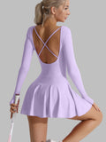Lafaurie Lilac Cross Back Dress