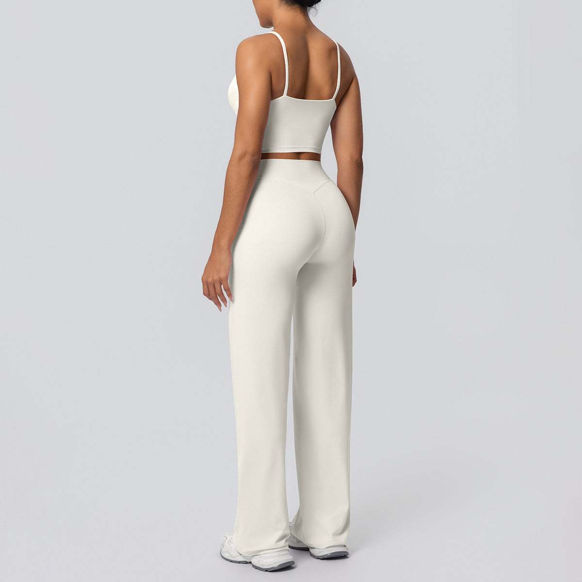 Lafaurie White Wide-Leg Lounge Set