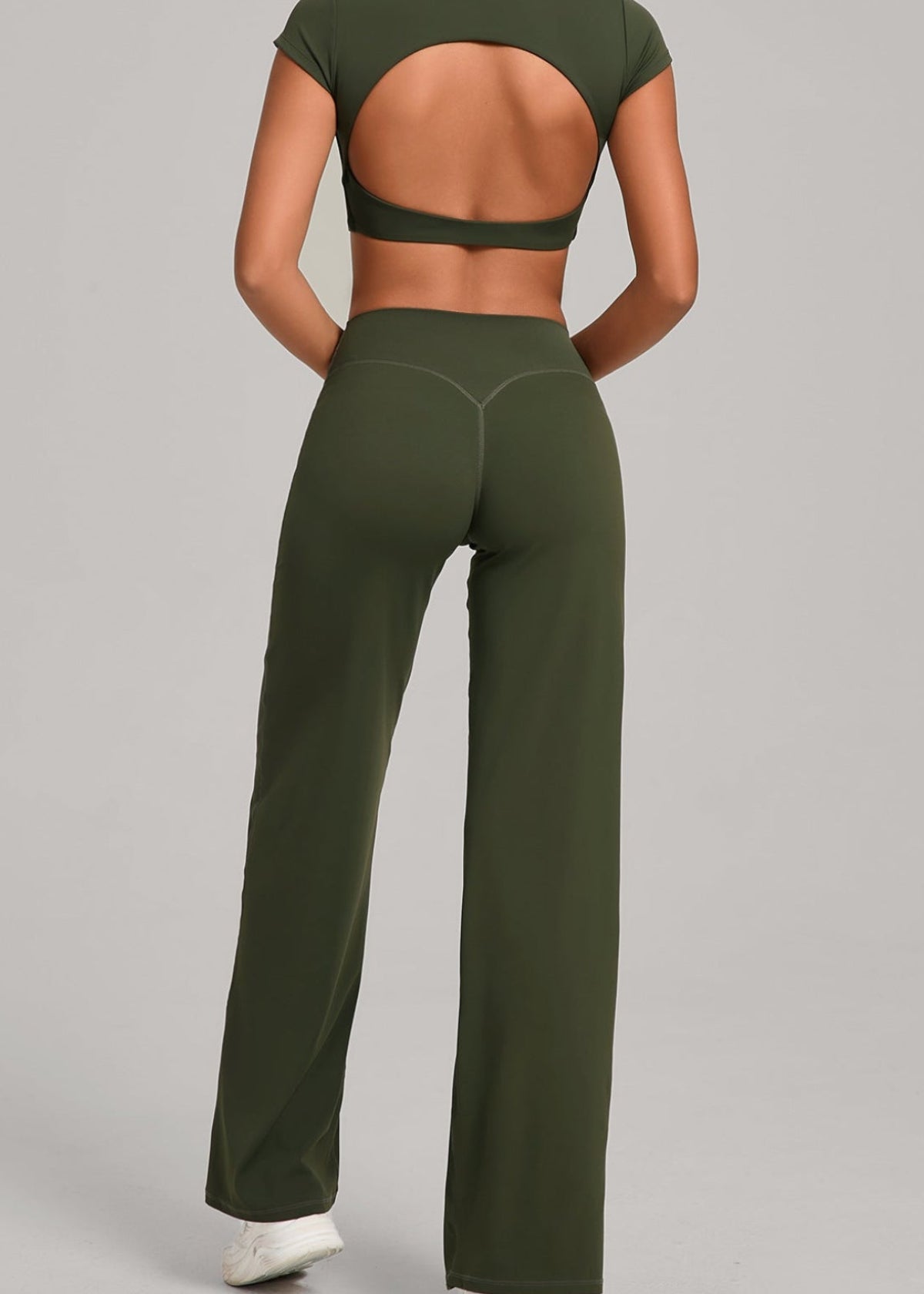 Lafaurie Green Flare Pants Set