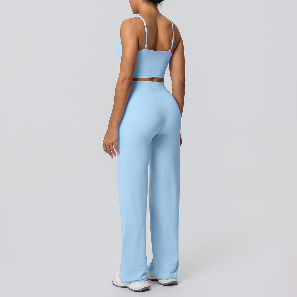 Lafaurie Sky Blue Wide-Leg Lounge Set