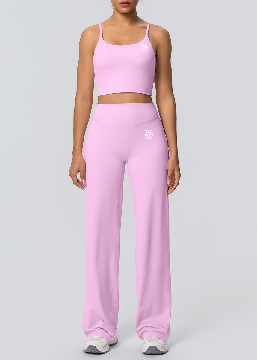 Set Tirantes Rosa Pastel